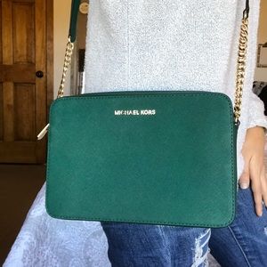 Michael Kors emerald crossbody